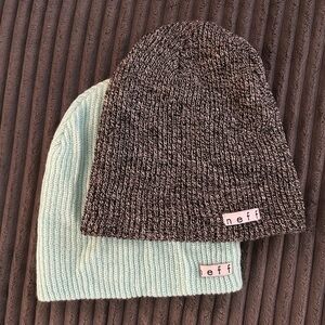 Neff Beanie Duo - Black and Mint
